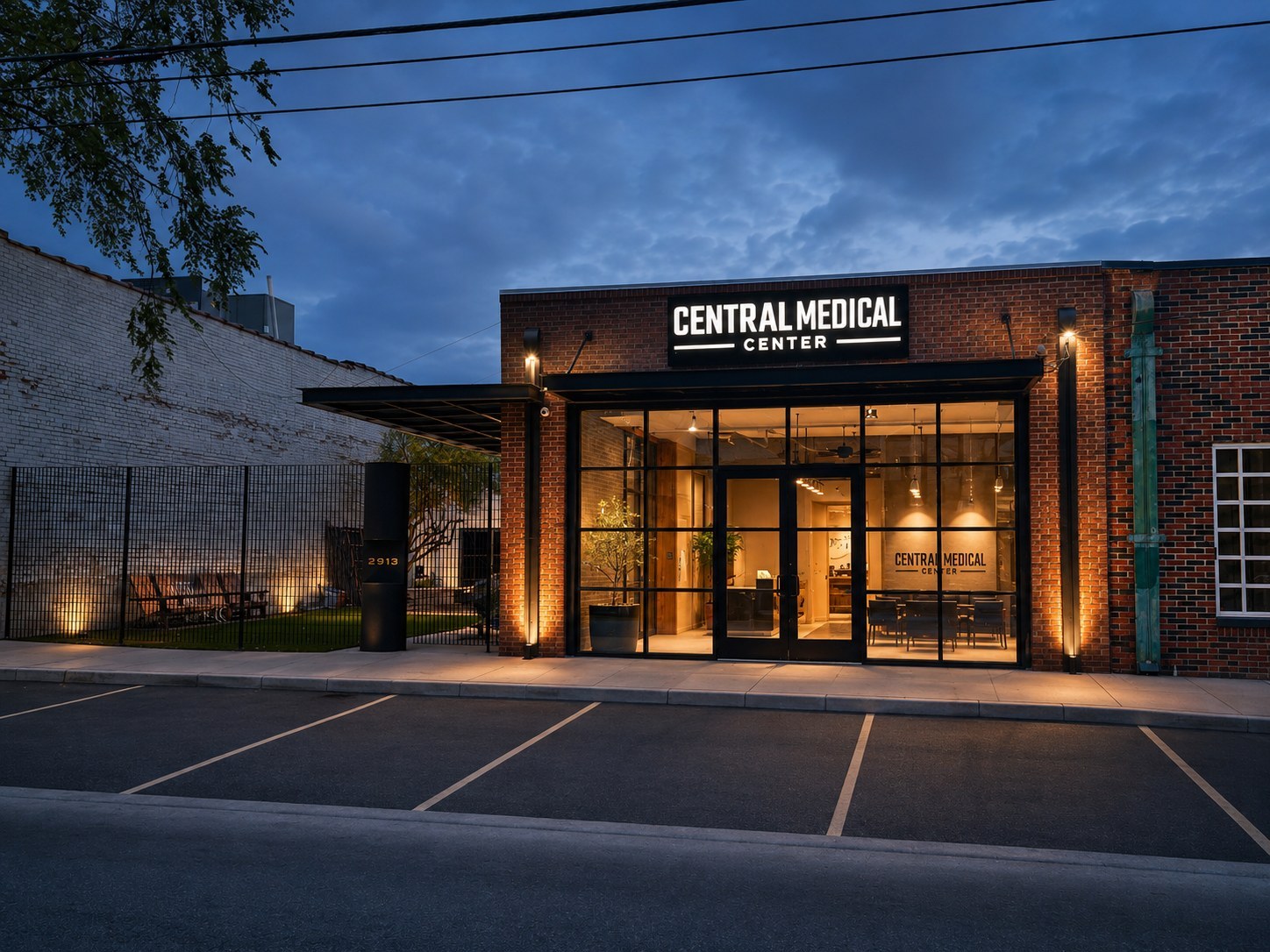 Completed commercial medical storefront